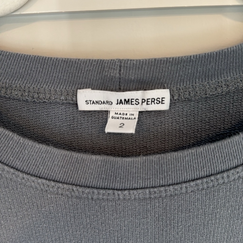 James Perse Pullover- Blue/Grey - image 3